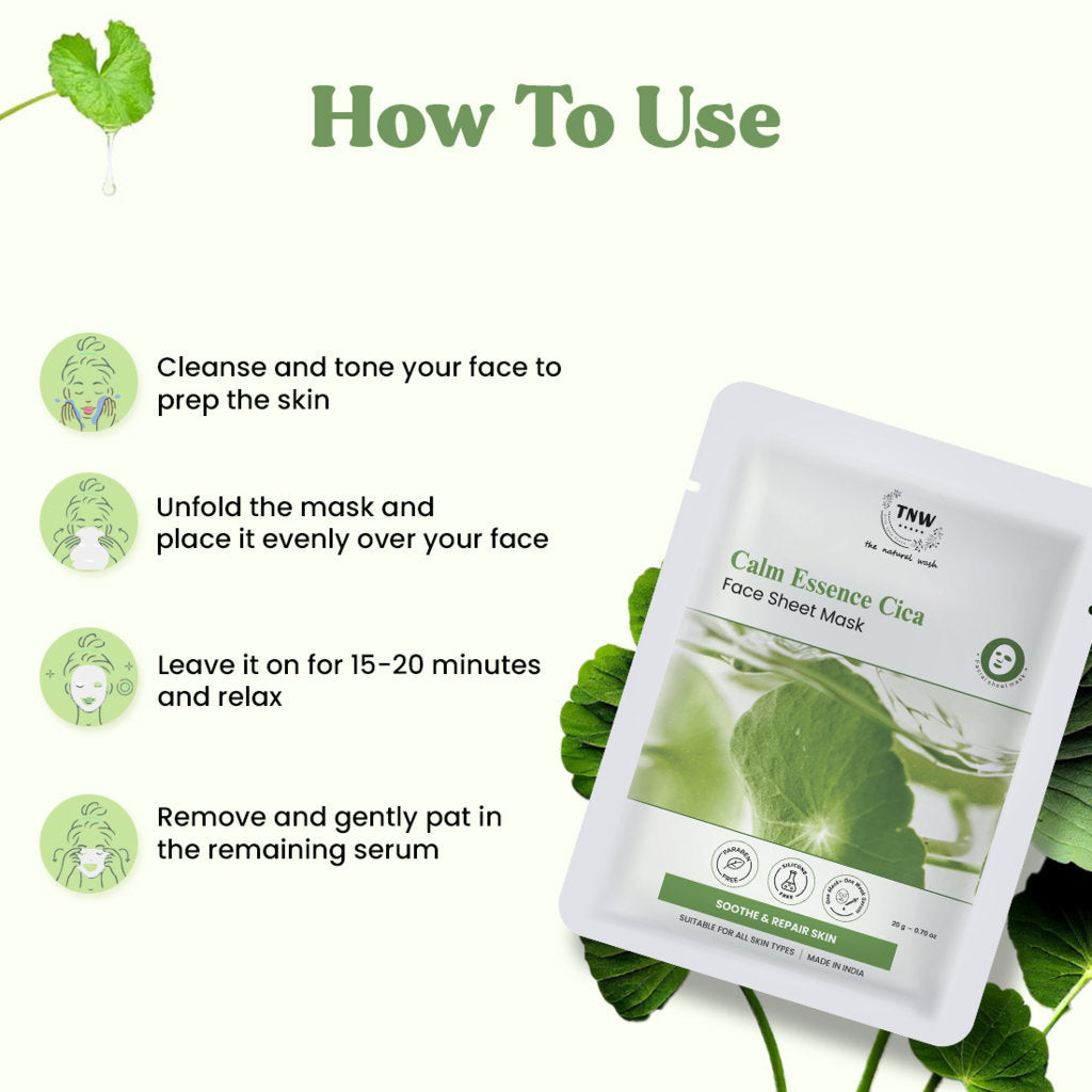 Calm Essence Cica Face Sheet Mask (SC)