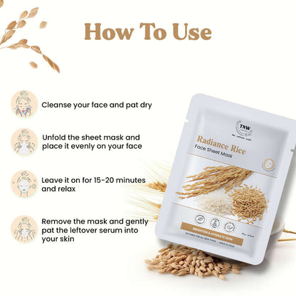 Radiance Rice  Face Sheet Mask (SC)