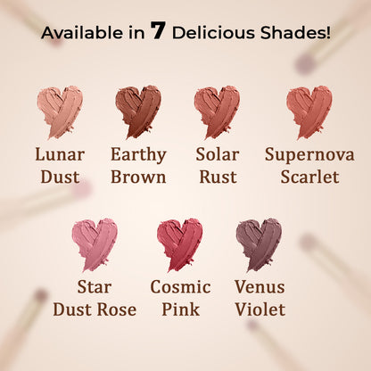 SILKY MATTE FUSION LONGSTAY LIP COLOUR (03 Solar Rust) @ 1