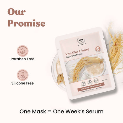 Vital Glow Ginseng Face Sheet Mask (SC)