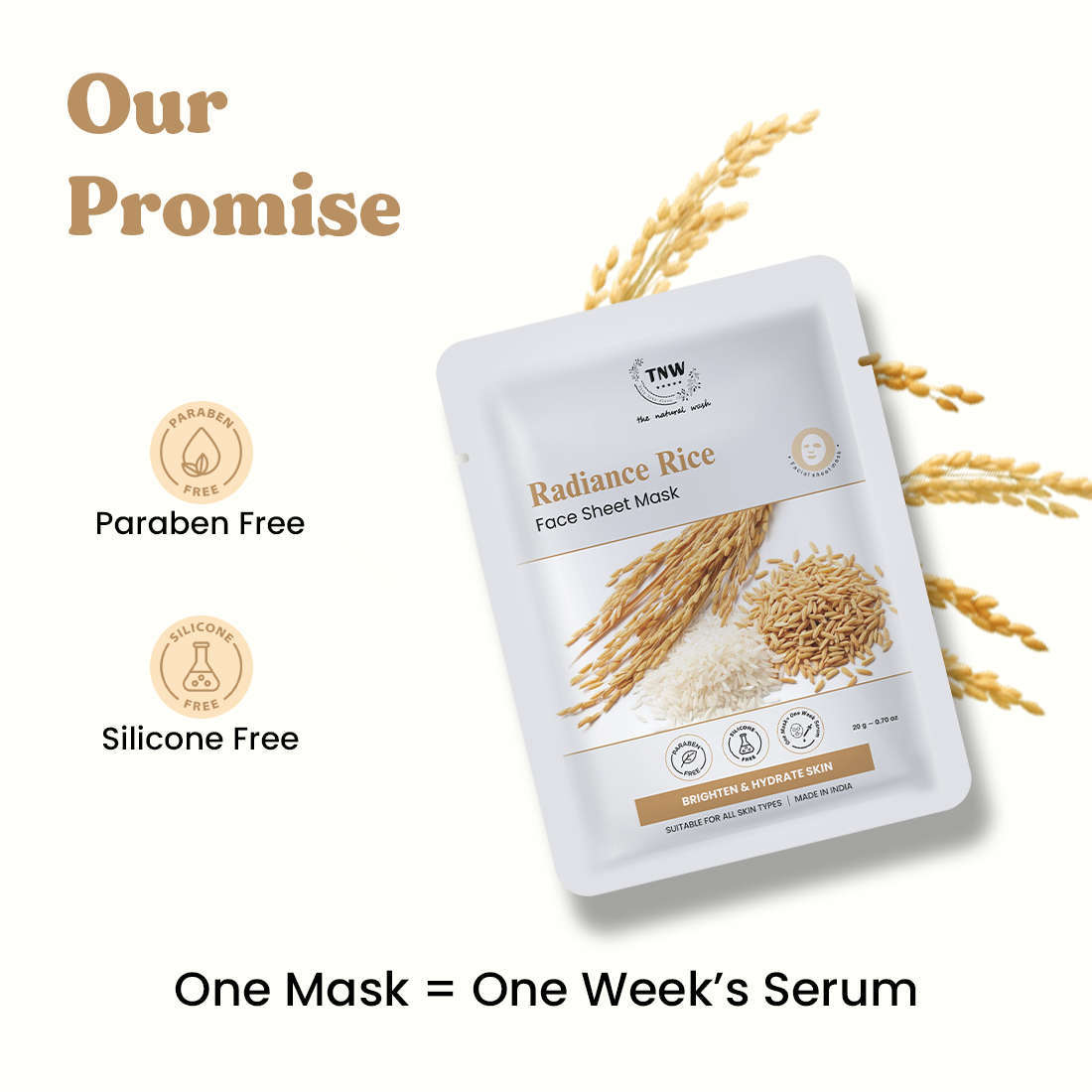 Radiance Rice  Face Sheet Mask (SC)