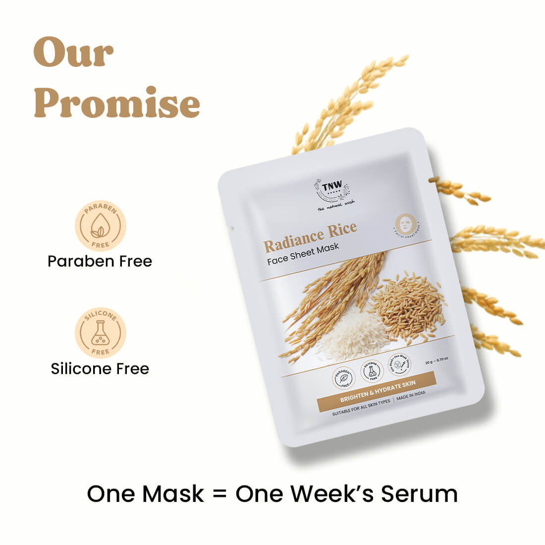 Radiance Rice Face Sheet Mask