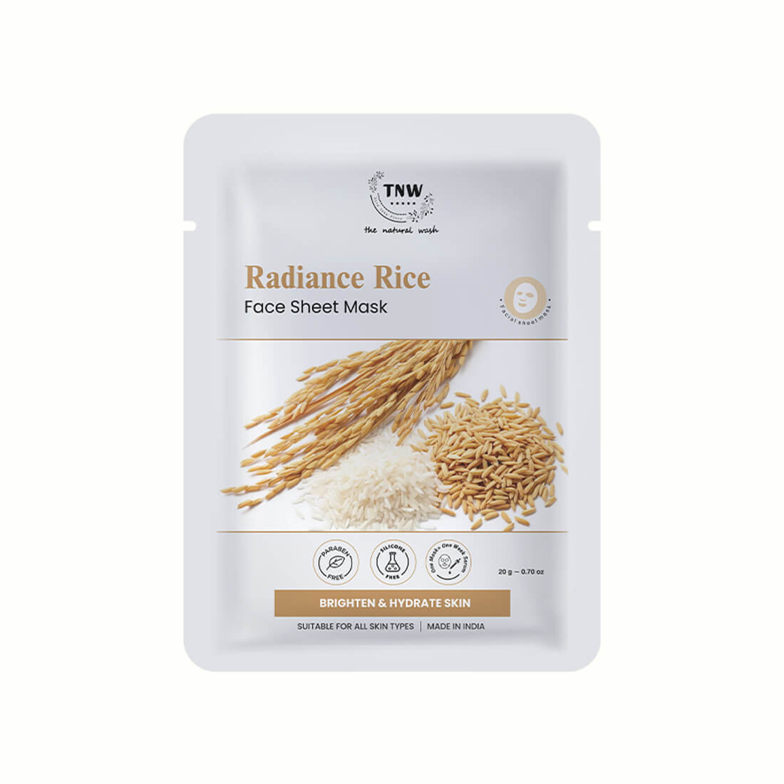 Radiance Rice Face Sheet Mask