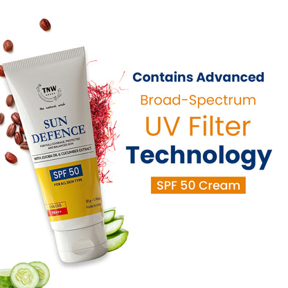 Sun Defence SPF 50 Cream (Paraben Free)