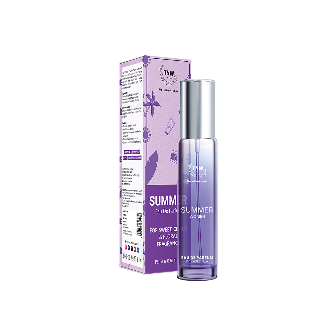 Summer Eau De Parfum for Sweet, Citrus and Floral Fragrance (Stock Clearance)