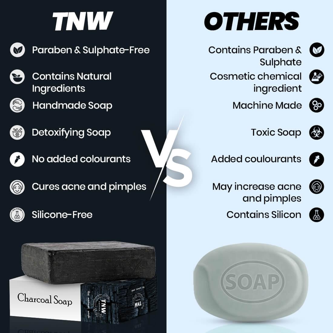 TNW Charcoal Soap & Others
