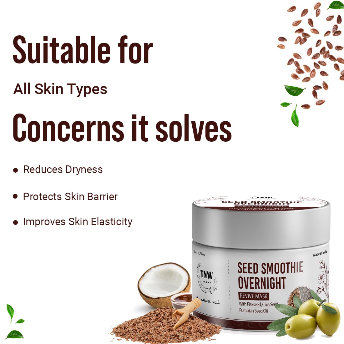 Suitable for All Skin Types Concerns it solves