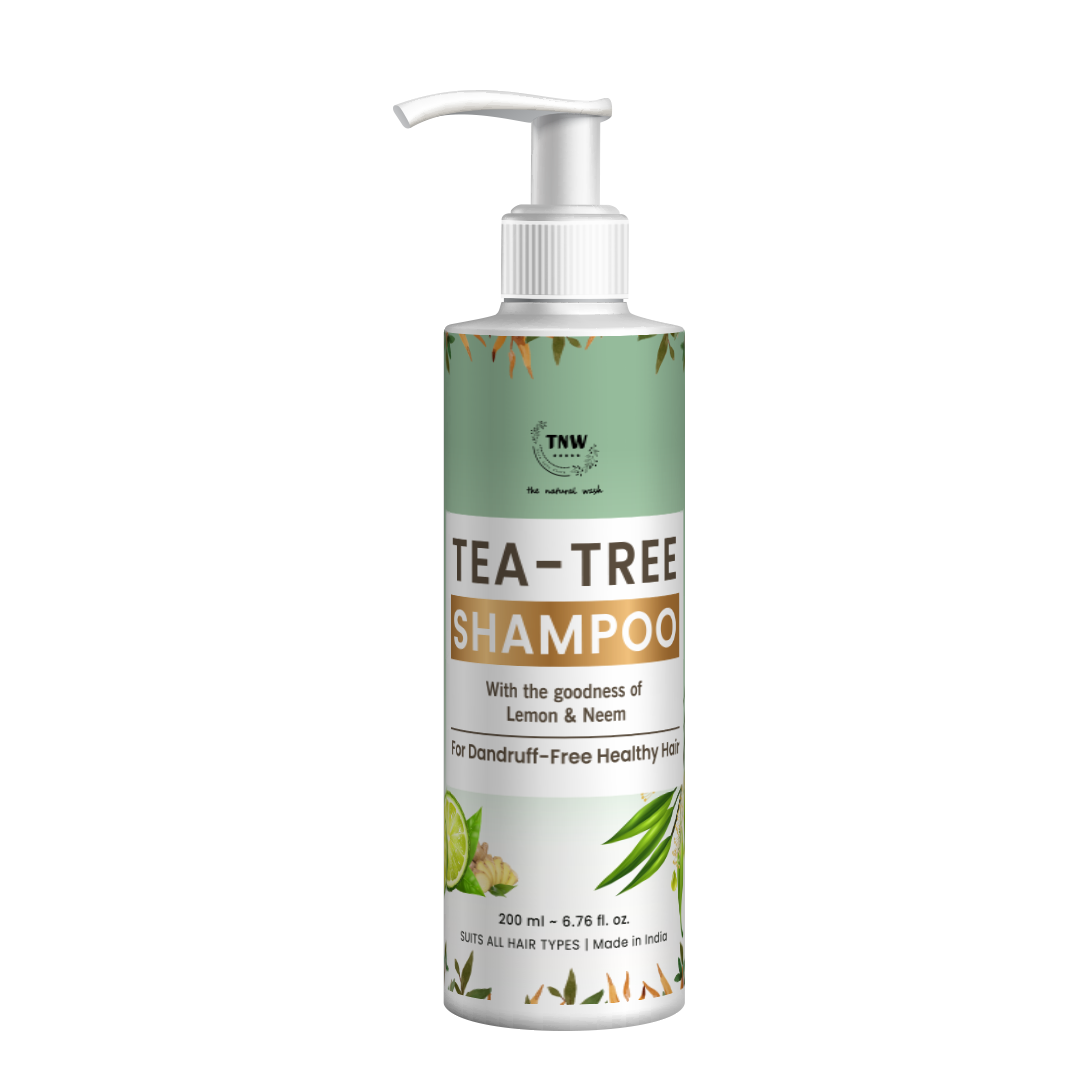 Tea Tree Shampoo For Dandruff Free Healthy Hair TNW The Natural Wash