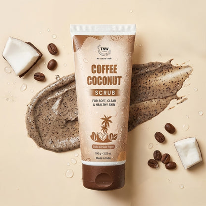 Coffee Coconut Scrub for Radiant & Healthy Skin (Natural & Harsh Chemical-Free Scrub)