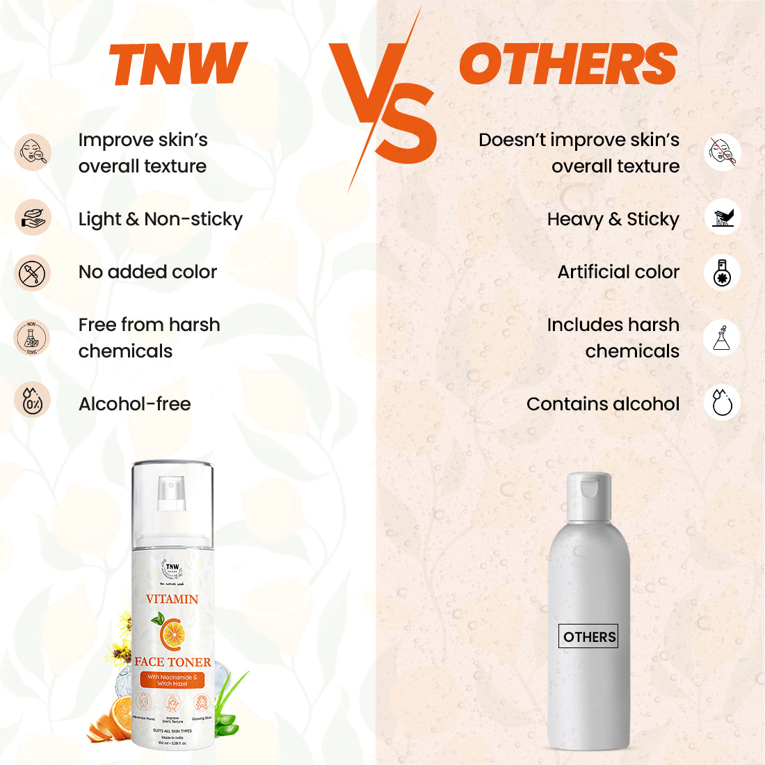 Others V/S TNW Vitamin C Face Toner