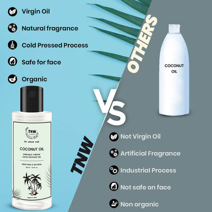 Virgin Coconut Oil - Cold Pressed Oil For Skin & Hair (Pure & Natural)