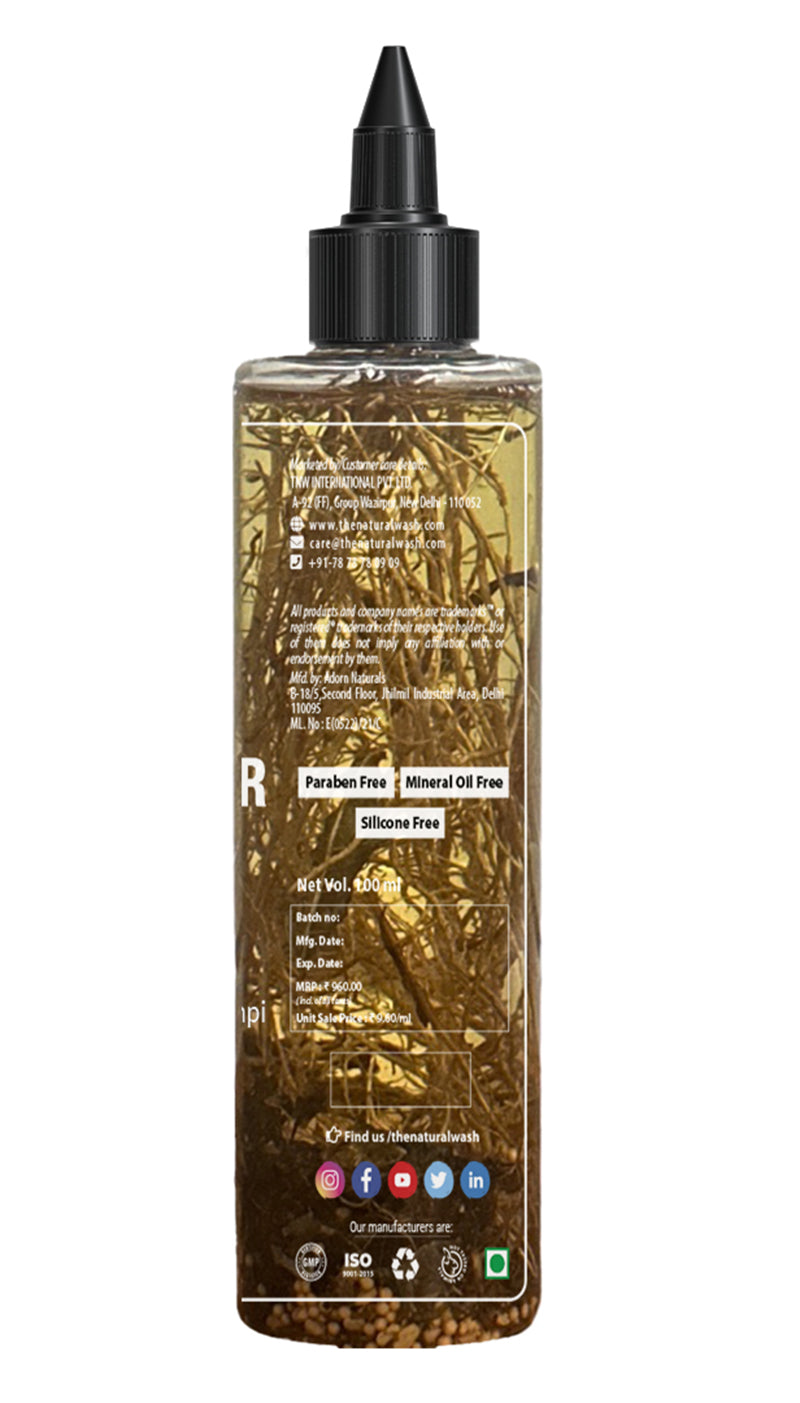 Herb Platter oil backside label