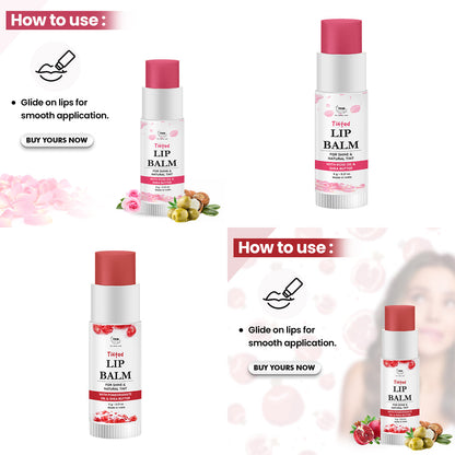 how to use ingredients of Pomegranate Tinted Lip Balm