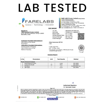 Baby Sunscreen SPF 30