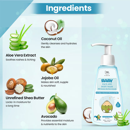 Baby Face and Body Wash for Moisturized Skin