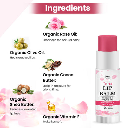 Tinted Lip Balm .