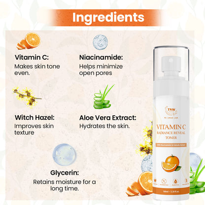 Vitamin C Toner with Niacinamide & Witch Hazel