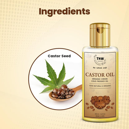 Castor Oil (Virgin & Cold Pressed)