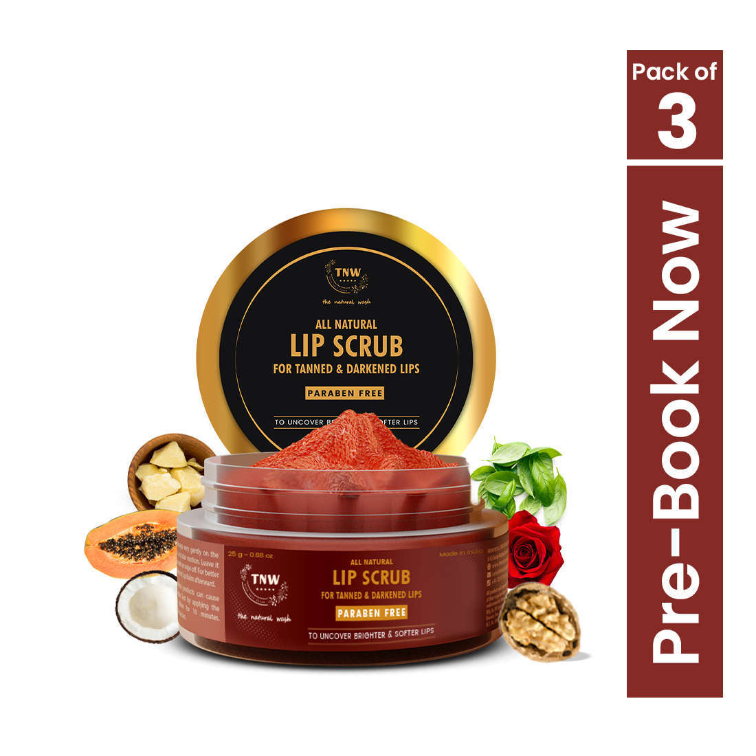 Lip Scrub - For Tanned & Darkened Lips (Paraben-free)