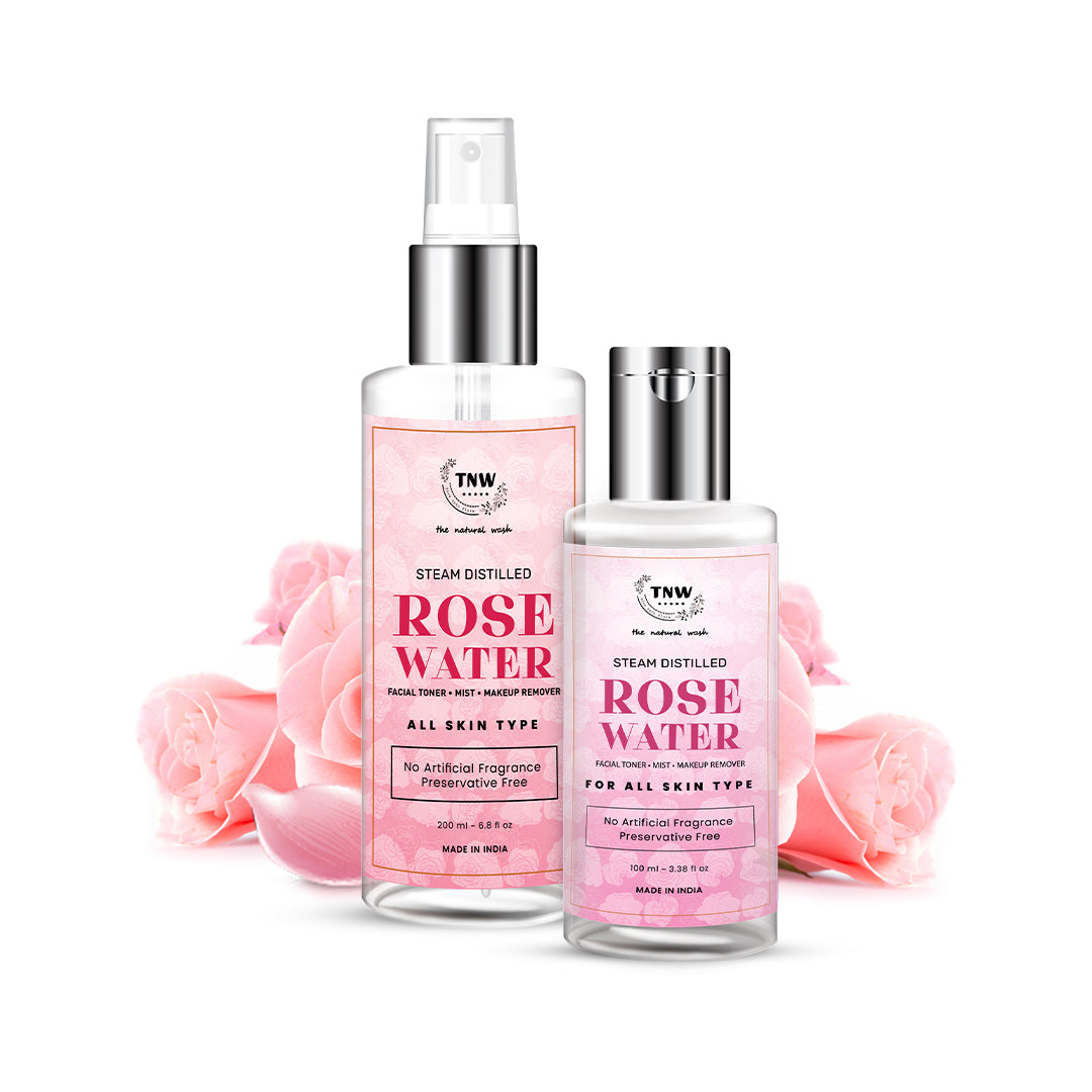 Steam Distilled Pure Rose Water - (Free from Artificial Fragrance & Alcohol)