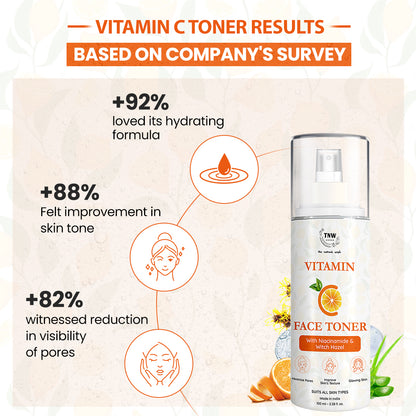 Vitamin C Toner with Niacinamide & Witch Hazel. (Stock Clearance)