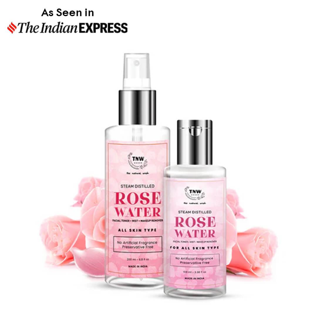 Steam Distilled Pure Rose Water - (Free from Artificial Fragrance & Alcohol)
