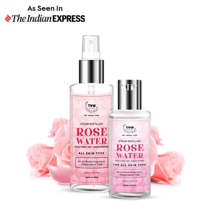 Steam Distilled Pure Rose Water - (Free from Artificial Fragrance & Alcohol)