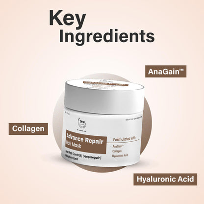 Advance Repair Hair Mask | Hair Fall Control & Deep Repair | Sulfate-Free