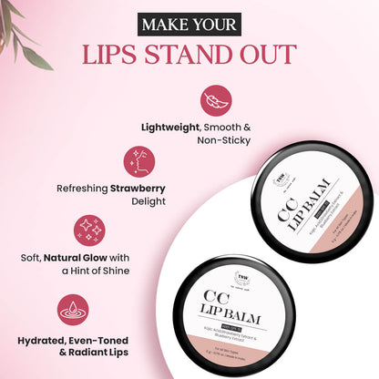 CC Lip Balm Strawberry | Brightens & Protects Lips