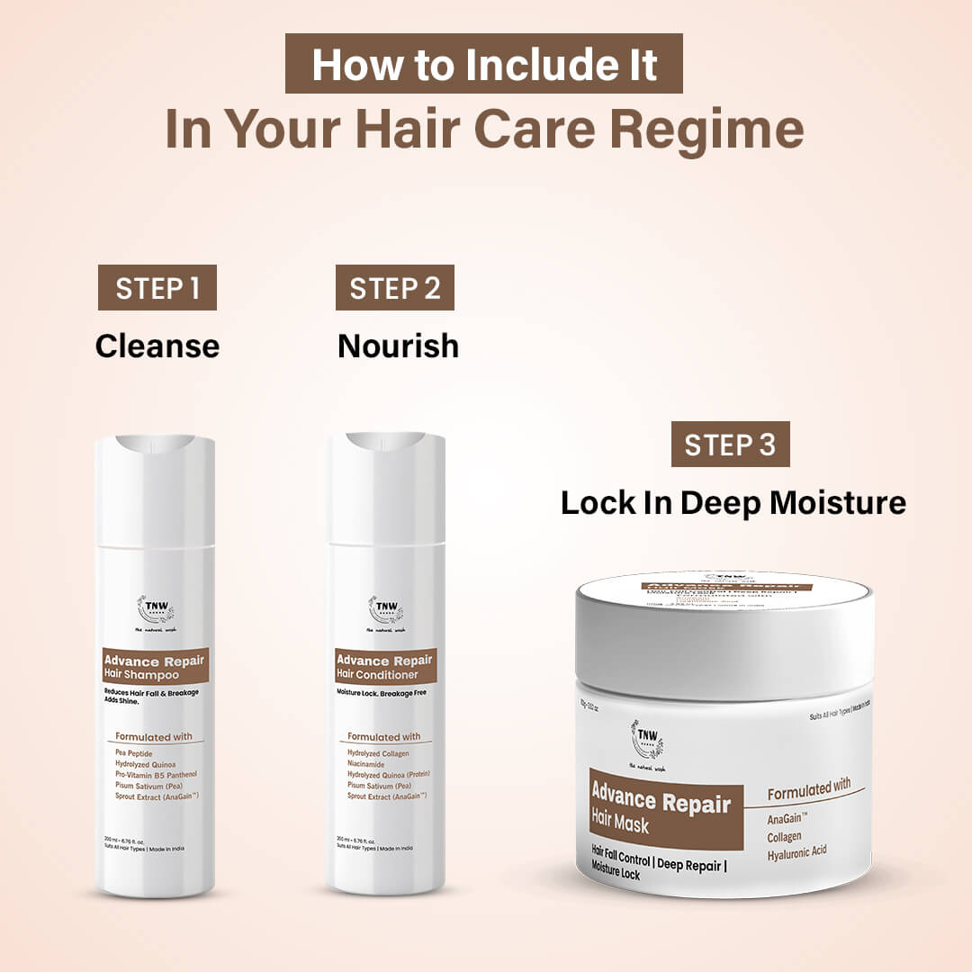 Advance Repair Hair Mask | Hair Fall Control & Deep Repair | Sulfate-Free