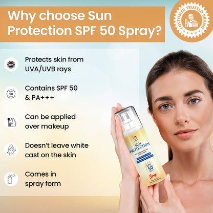 why choose Sun protection SPF 50 Spray