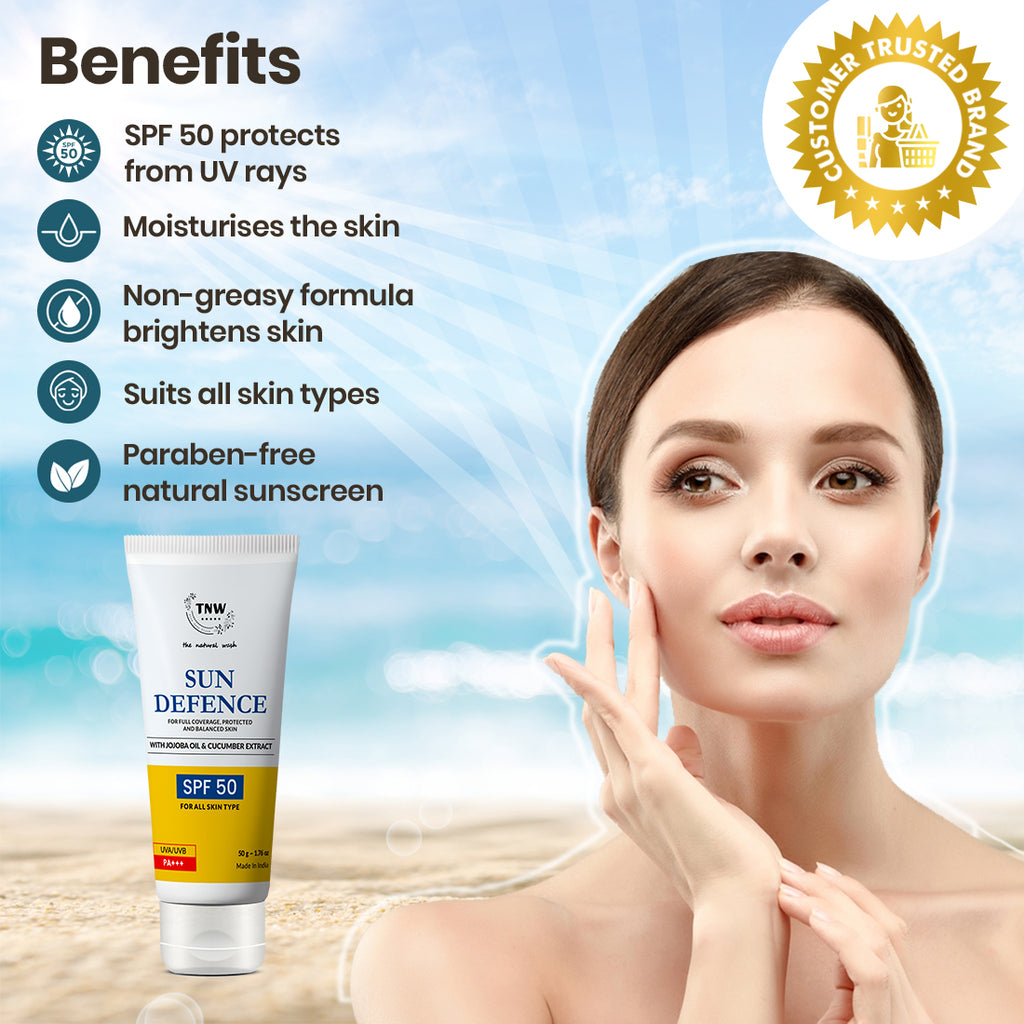 SPF Cream Sun Protection Cream by TNW The Natural Wash