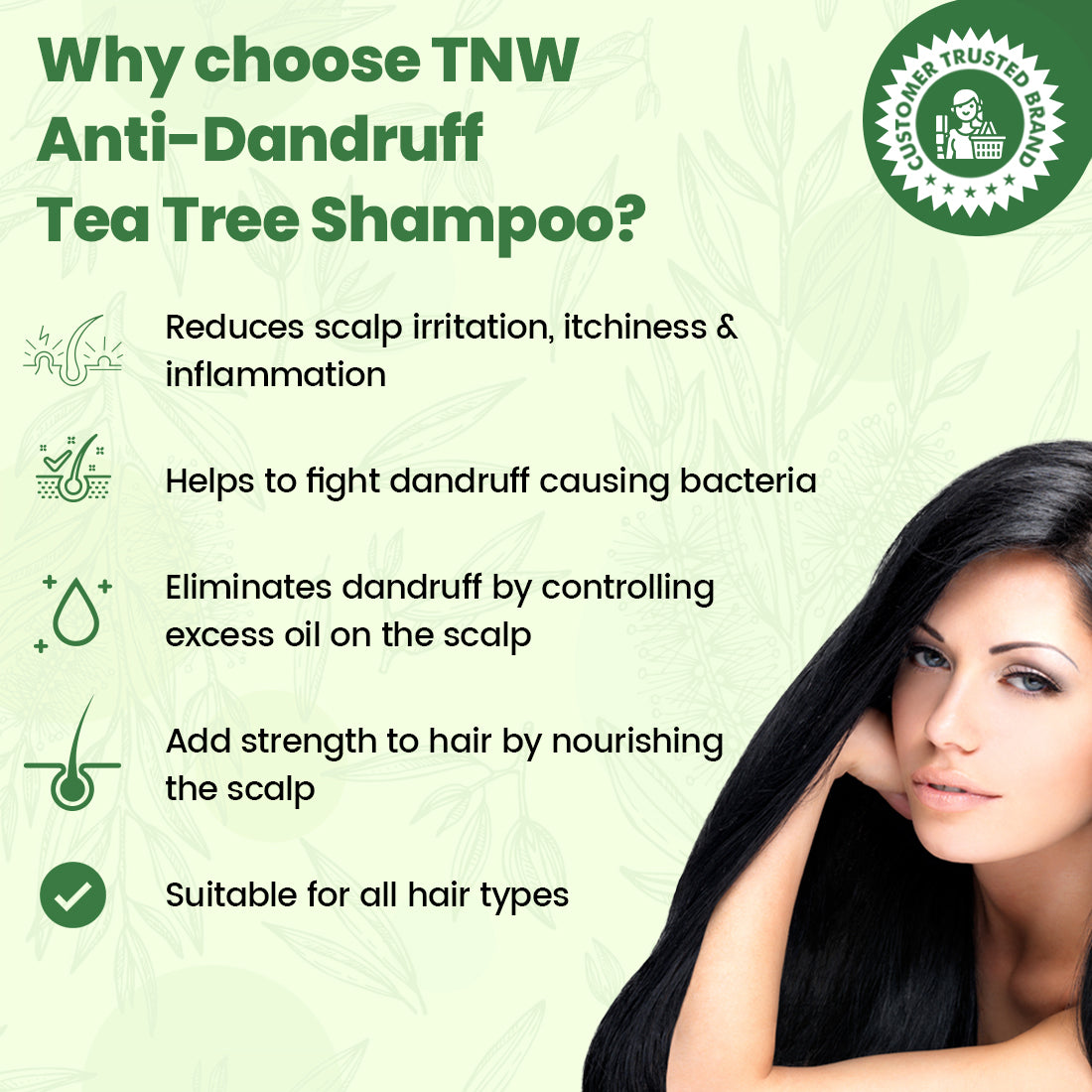 Tea Tree Shampoo For Dandruff Free Healthy Hair | TNW The Wash