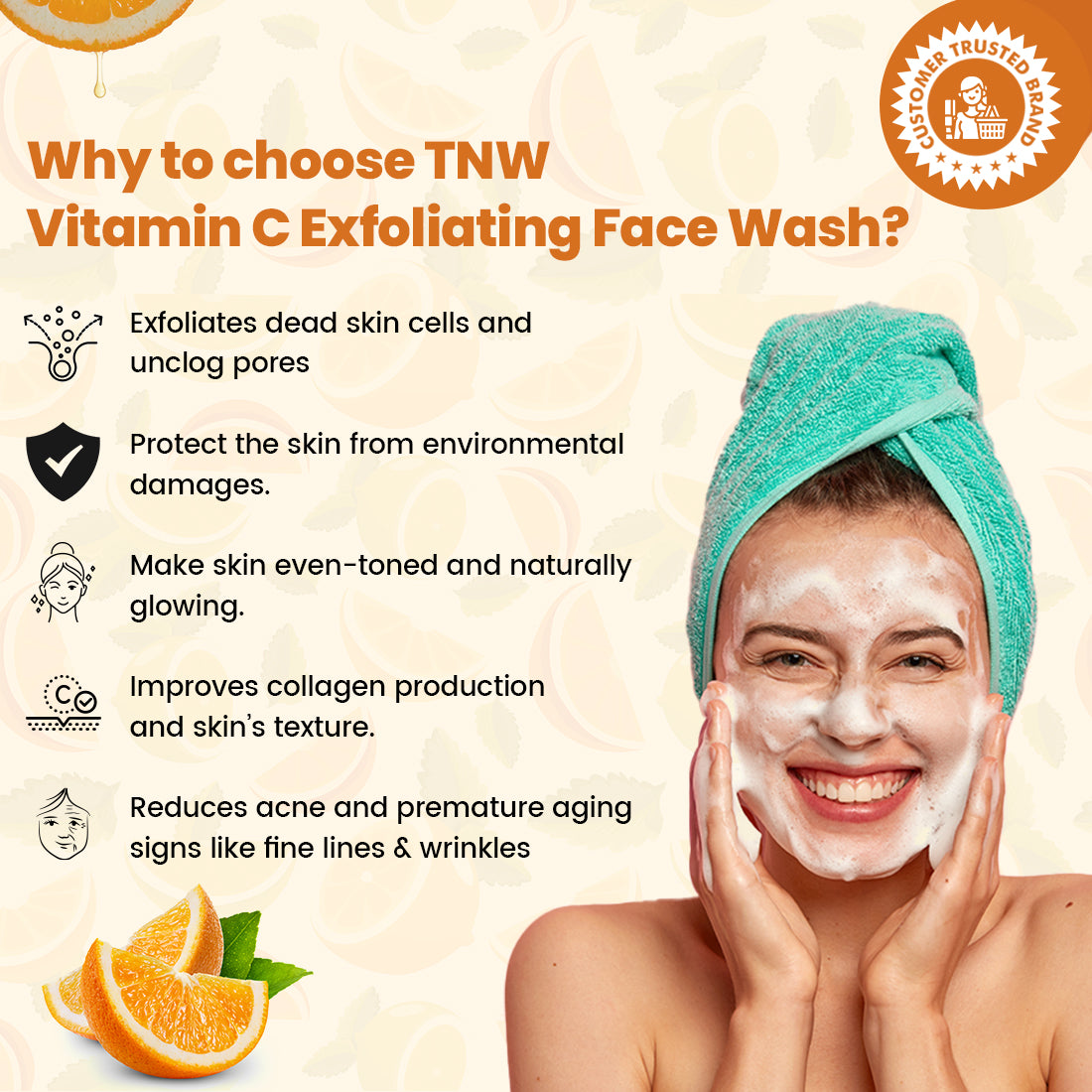 Benefits of TNW Vitamin C Facewash