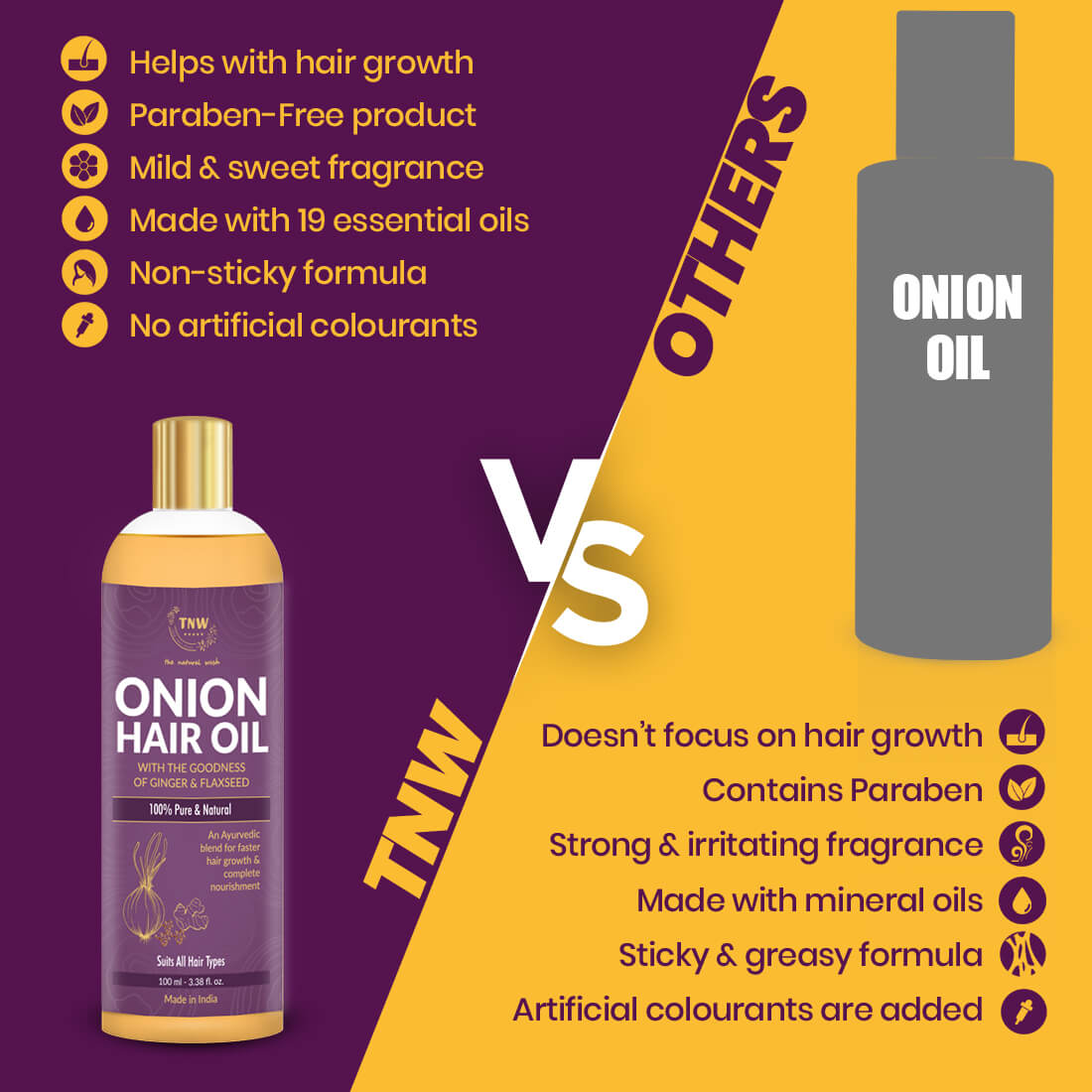 Top 10 Best Onion Hair Oil For Hair Growth In India | Best in Beauty -  YouTube