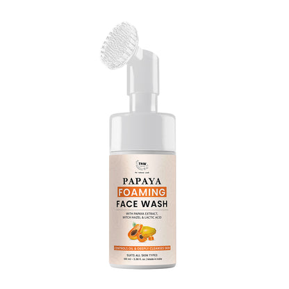 Papaya Foaming Face Wash with Lactic Acid & Panthenol