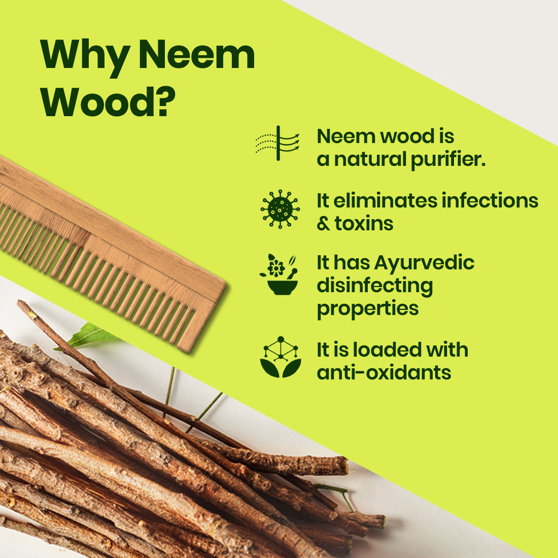 Why Neem Wood Comb 