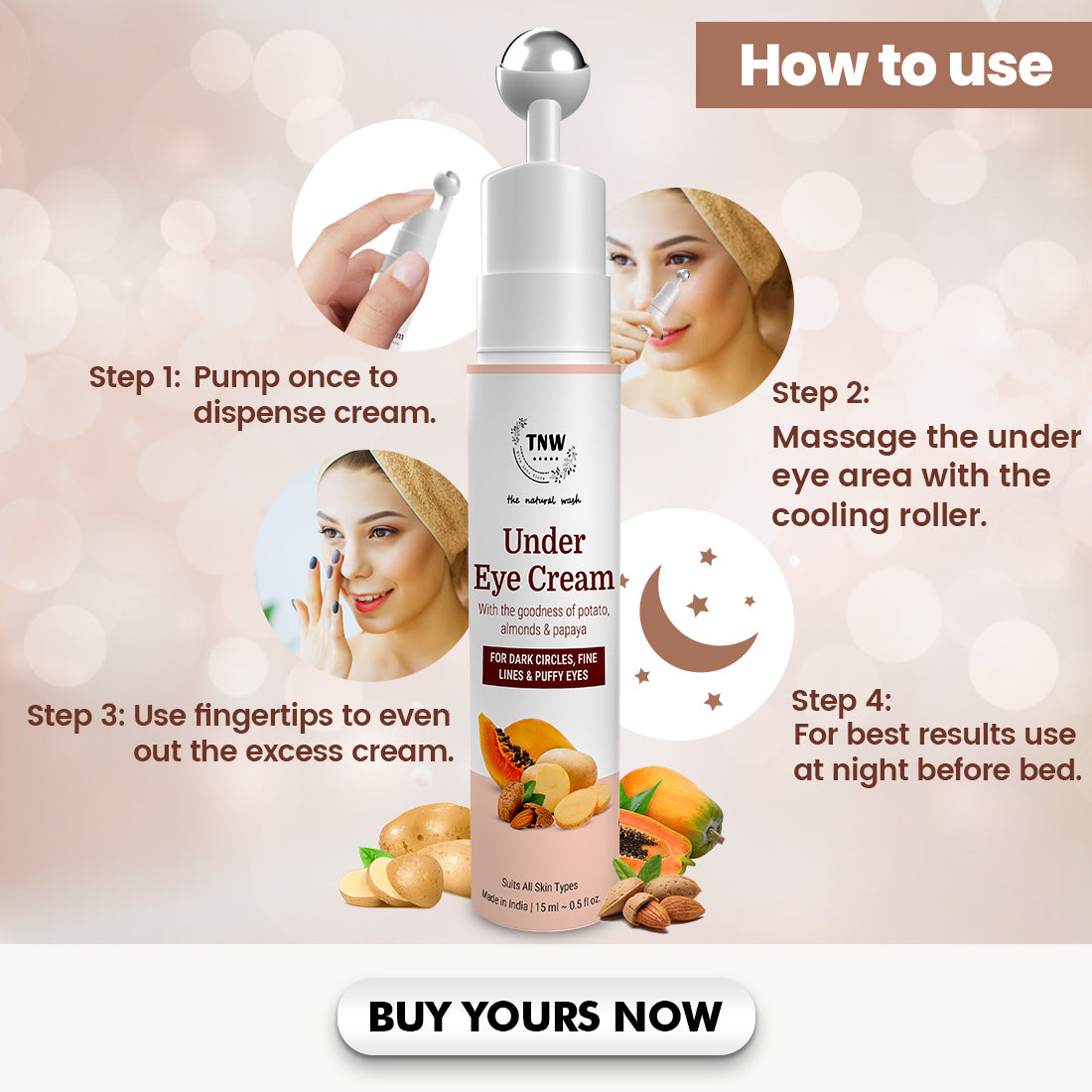 How to use Under Eye Cream