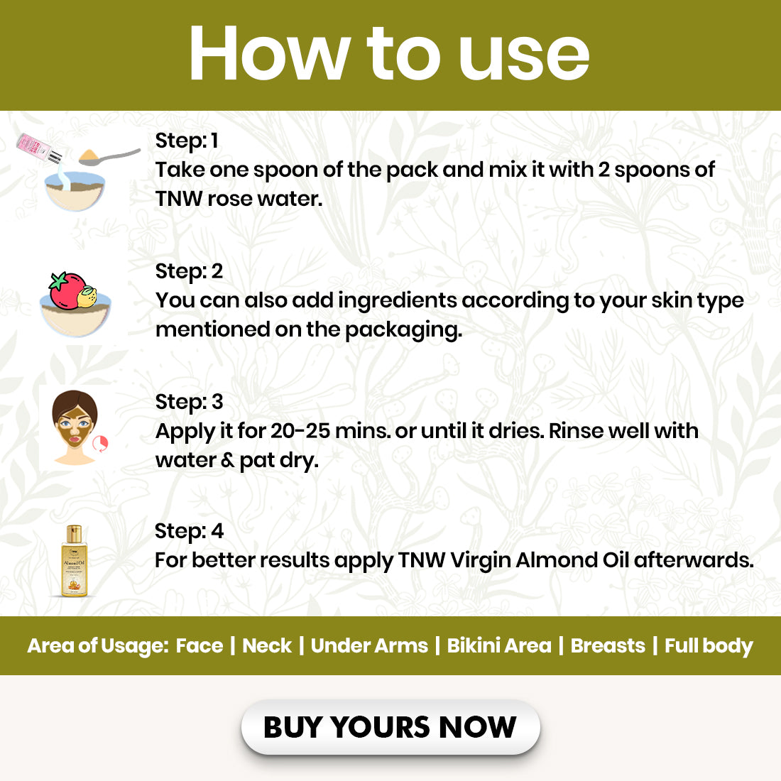 How to use DE - Pigmentation Tan Pack