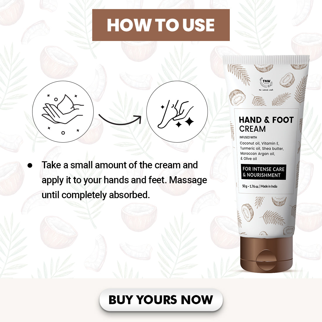 How to use Hand And Foot Cream