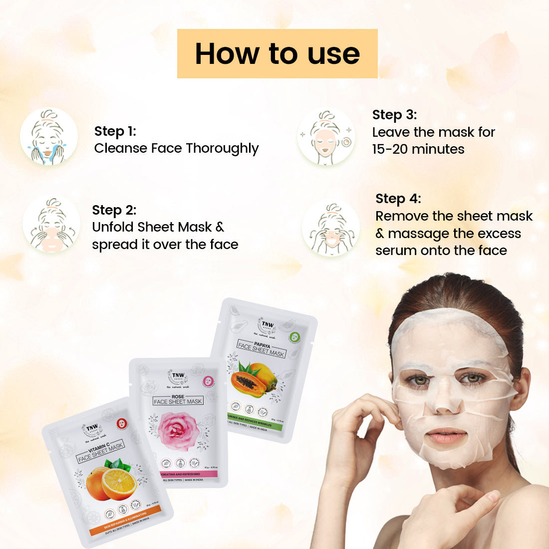 Vitamin C Face Sheet Mask