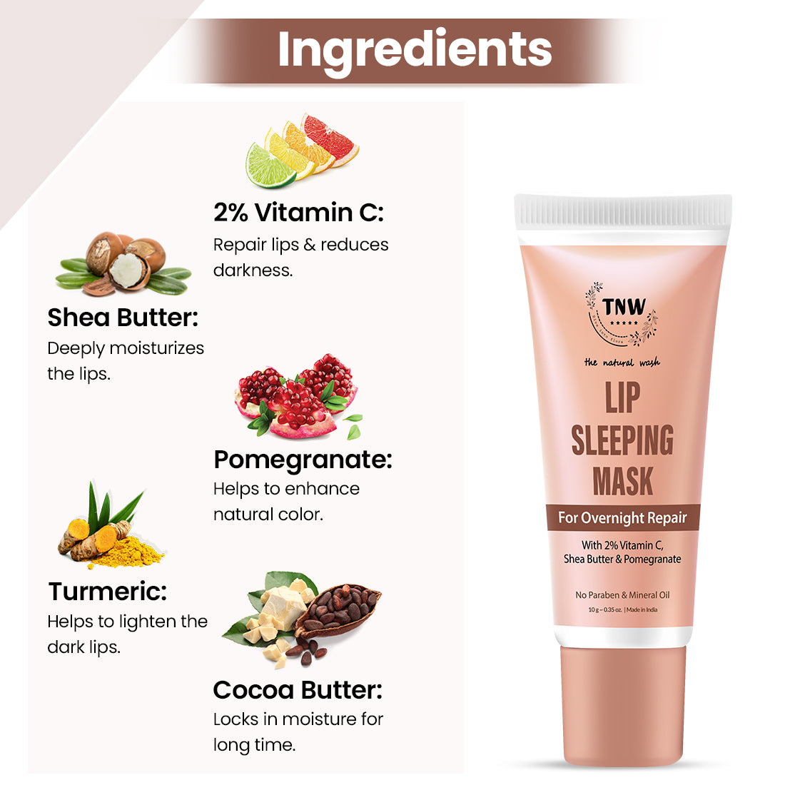 Ingredients of Lip Sleeping Mask