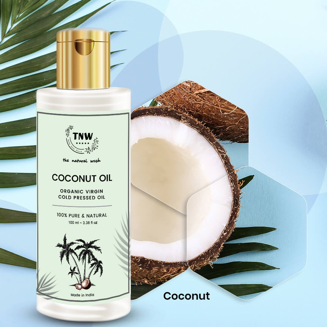 Coconut Oil For Skin & Hair  Virgin & Cold Pressed – The Natural Wash