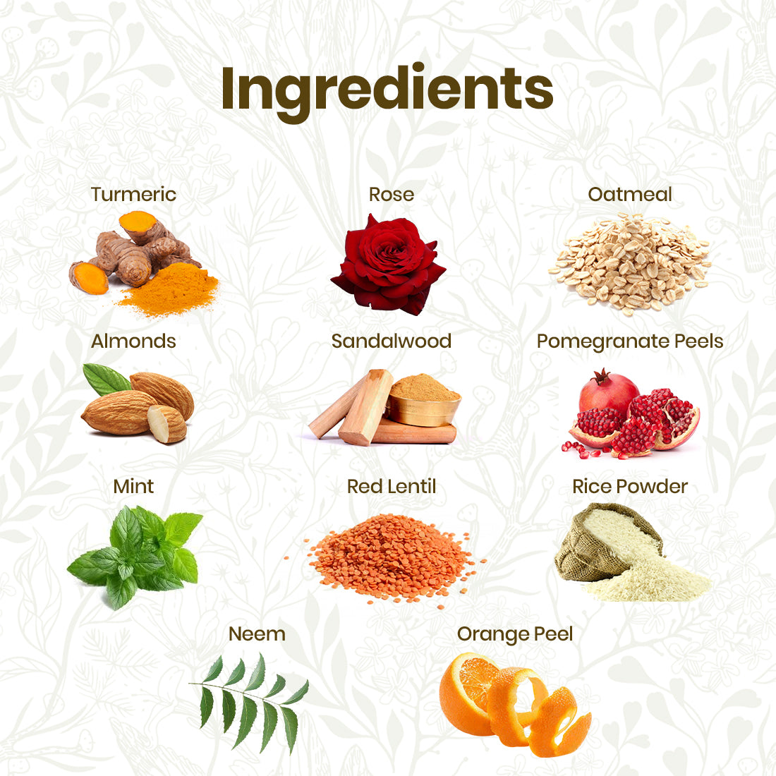 DE - Pigmentation Tan Pack Ingredients