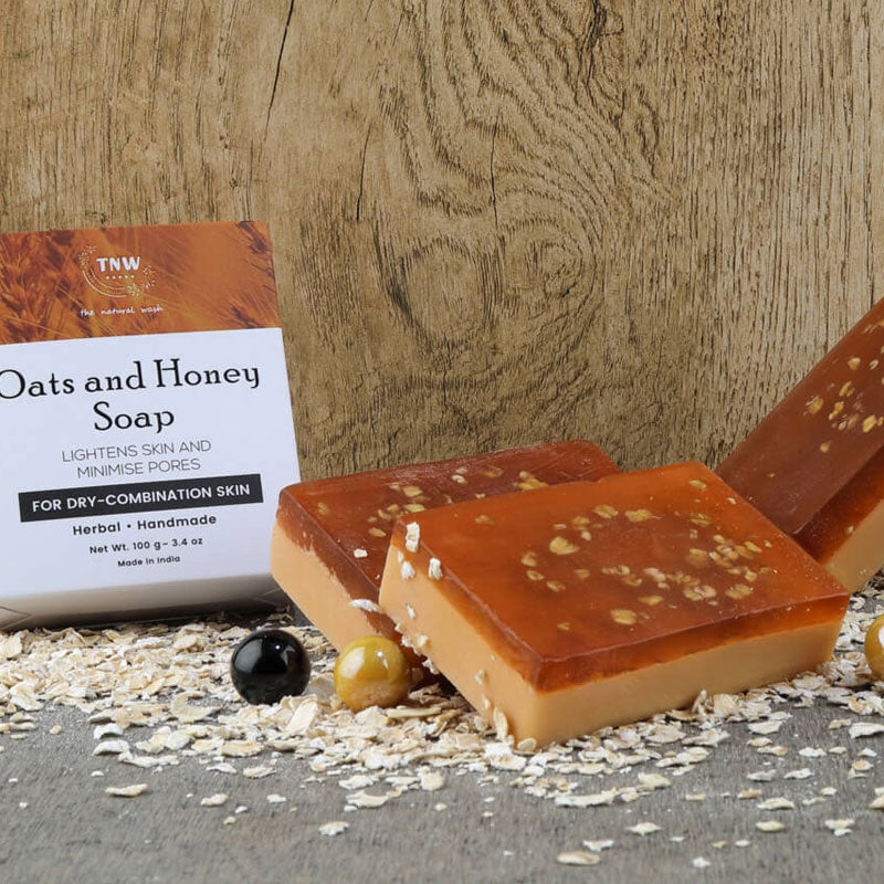 Oats & Honey Soap with Ingredients 